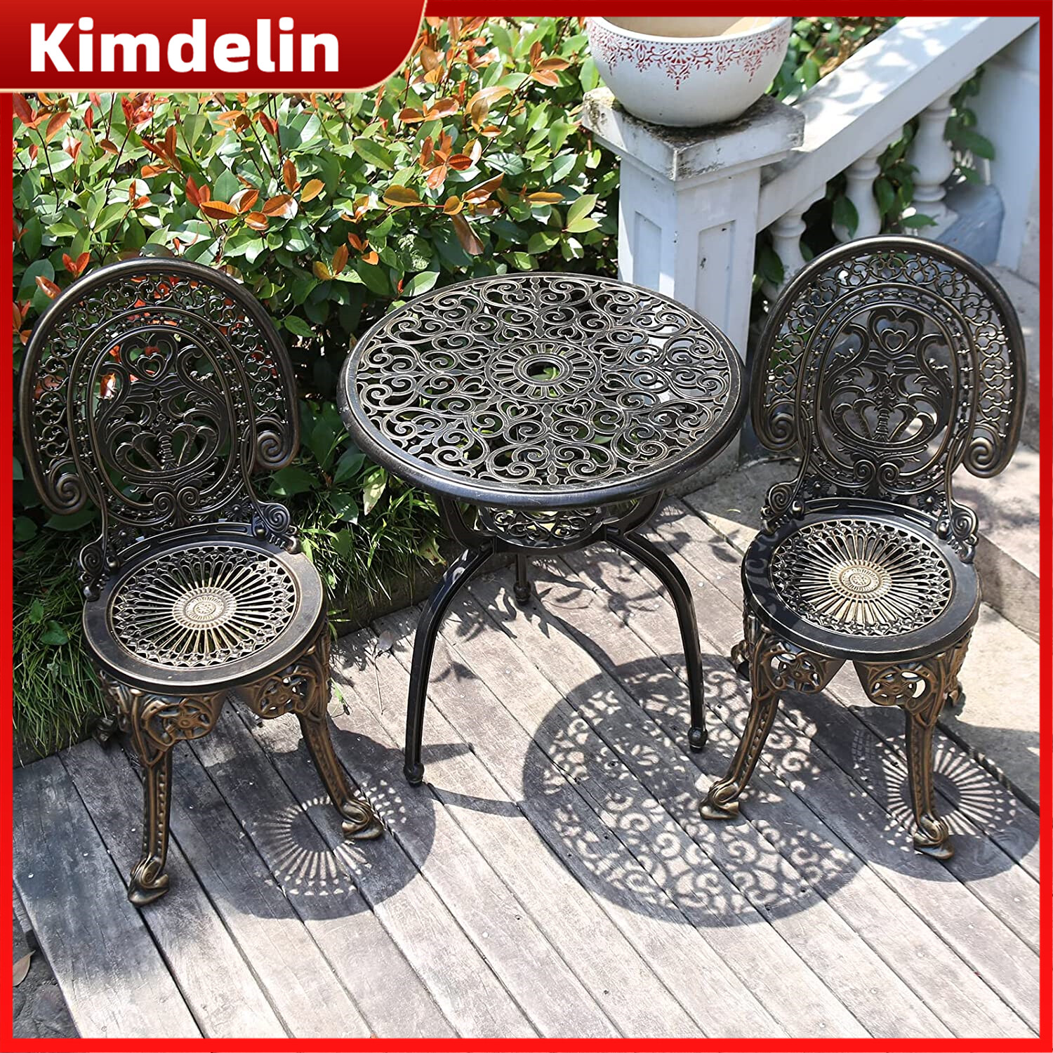 small cast iron outdoor table