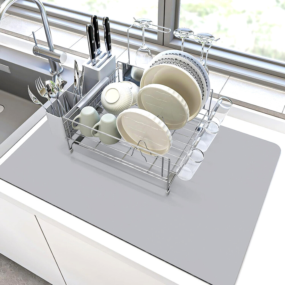 Hấp thụ nhà bếp Mat cà phê món ăn lớn hấp thụ nước Thảm nhanh khô Pad giữ nhà bếp sạch sẽ và khô