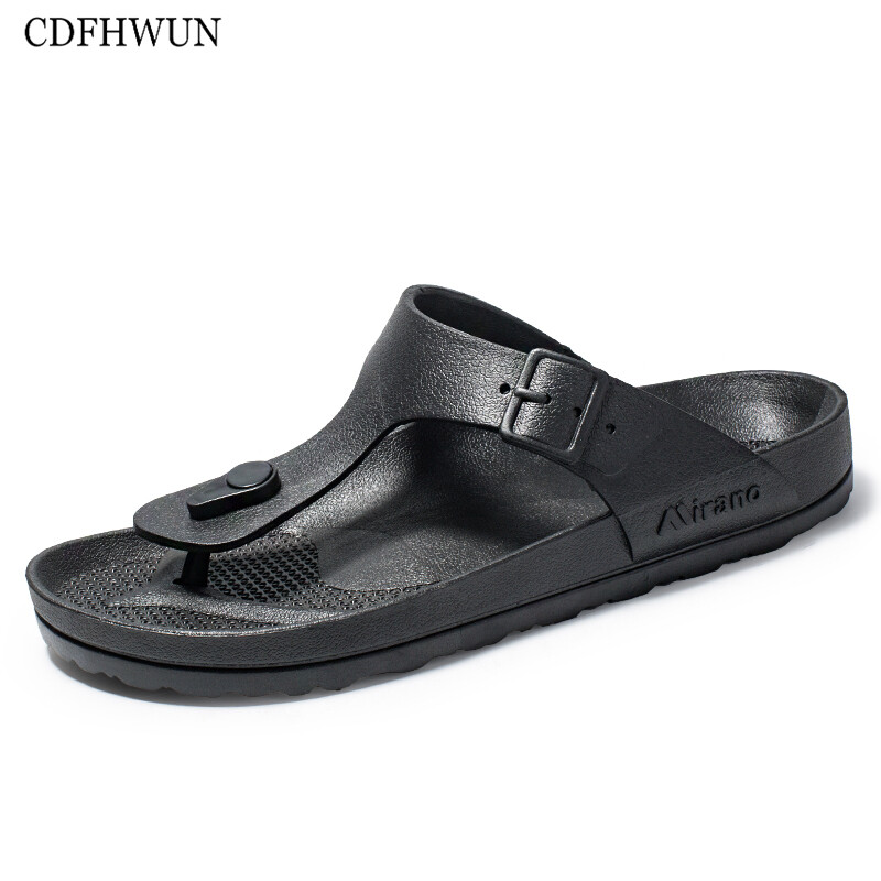 CDFHWUN Flip Flops for Men and Women Fashion Beach Slippers Summer Casual