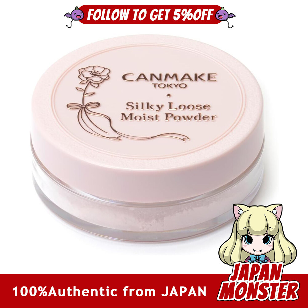 Canmake Silky Loose Moist Powder P01 Luster Pink 6.0g Loose powder Moisturizing Soap-free Pearl-infused Japan