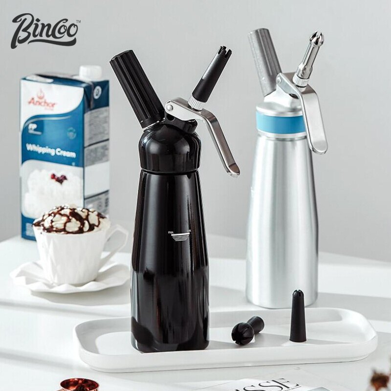 ONEISALL Máy Tạo Bọt Máy Nặn Kem Bông Tuyết Bánh 500Ml Dụng Cụ Đánh Bông Kem Cầm Tay Cho Cà Phê Món Tráng Miệng