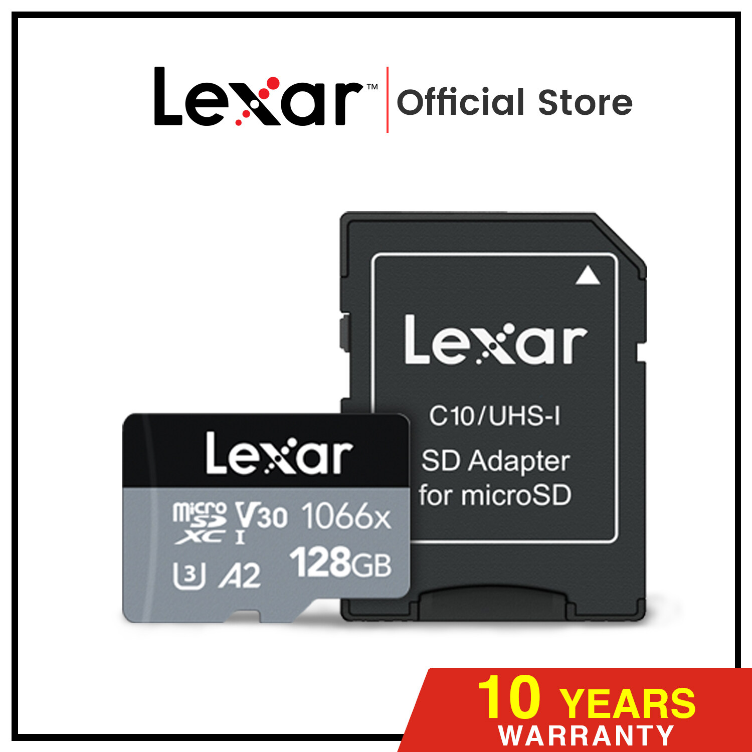 Lexar 64gb High Performance 633x Microsdhc Microsdxc Uhs I W Adapter Rw Up To 95 45 Mb S Memory Card Lazada