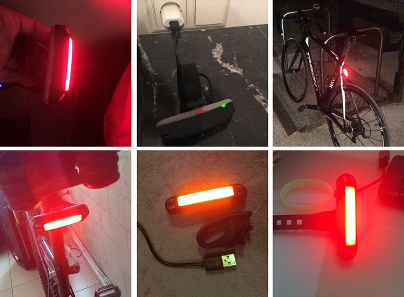 RockBros Cycling Lights Headlights Night Riding Glare Flashlight USB Rechargeable Front Light 245 Lumen and