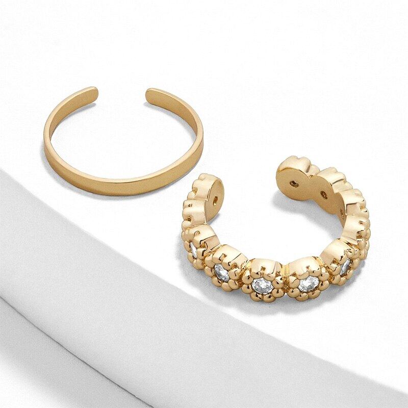 simple gold ear cuff