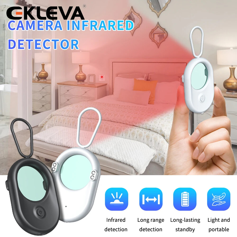 EKLEVA T02 Mini Smart Hidden Camera Infrared Detector Anti-Snooping Detector High Sensitivity Small Portable Mini Camera Detector ราคา 394 บาท*ส่งฟรี