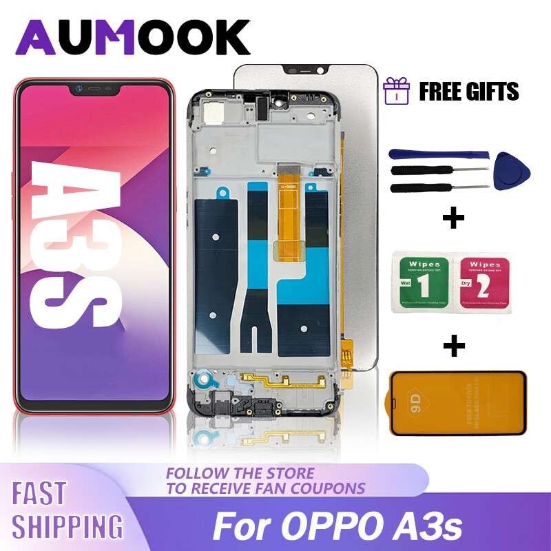 6.2 "hiển thị cho oppo a3s màn hình cảm ứng lcd lắp ráp digitizer thay thế cho oppo cph1803 cph1853 cph1805 màn hình lcd