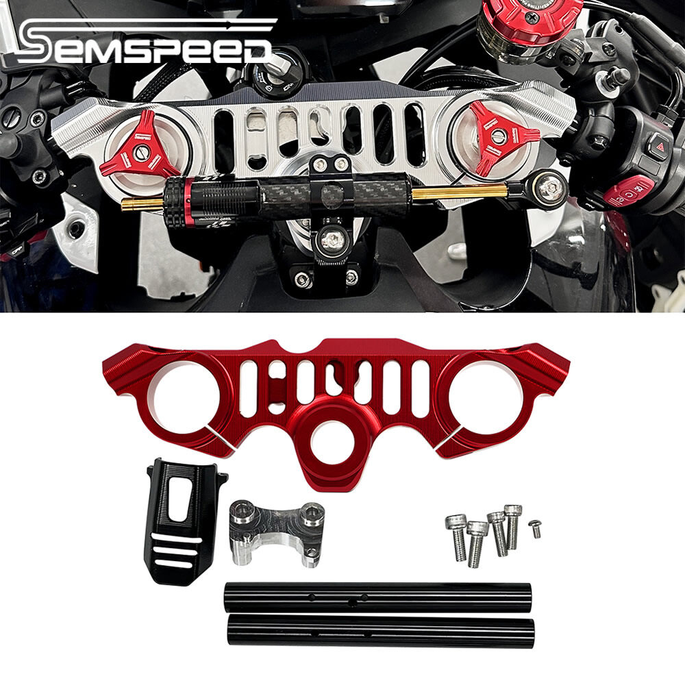 SEMSPEED For CFMOTO 675SR 2024-2025 Motorcycle CNC Front Handlebar Clip Ons Steering Supension Top Clamp Mount ราคา 3,313 บาท*ส่งฟรี