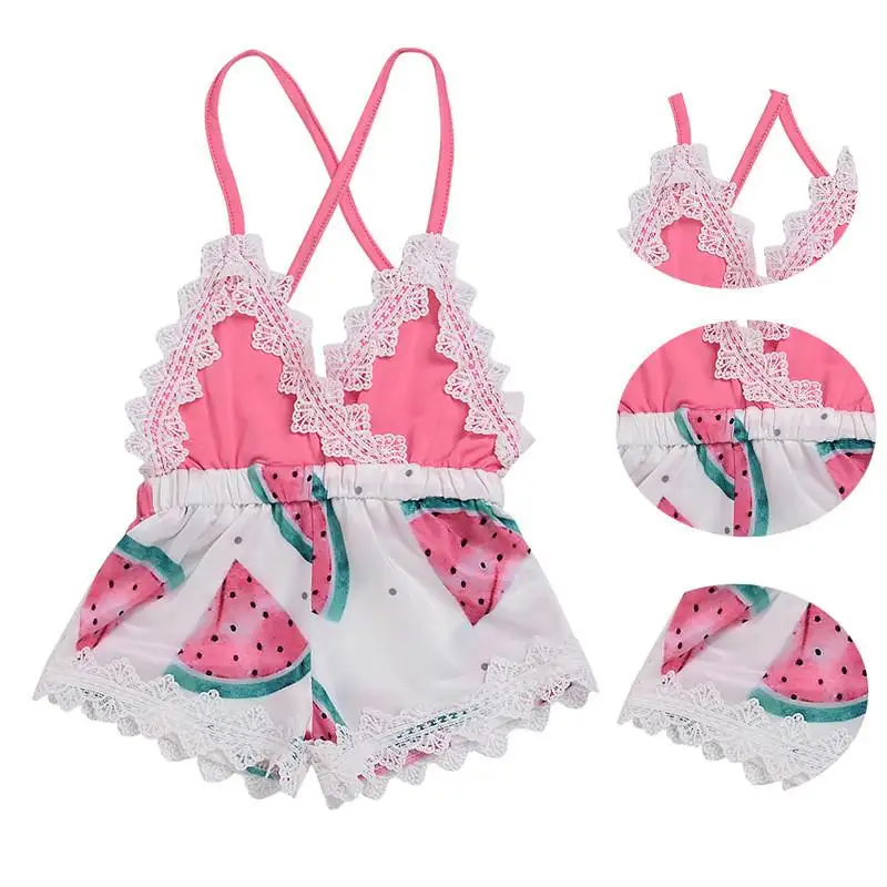watermelon romper baby
