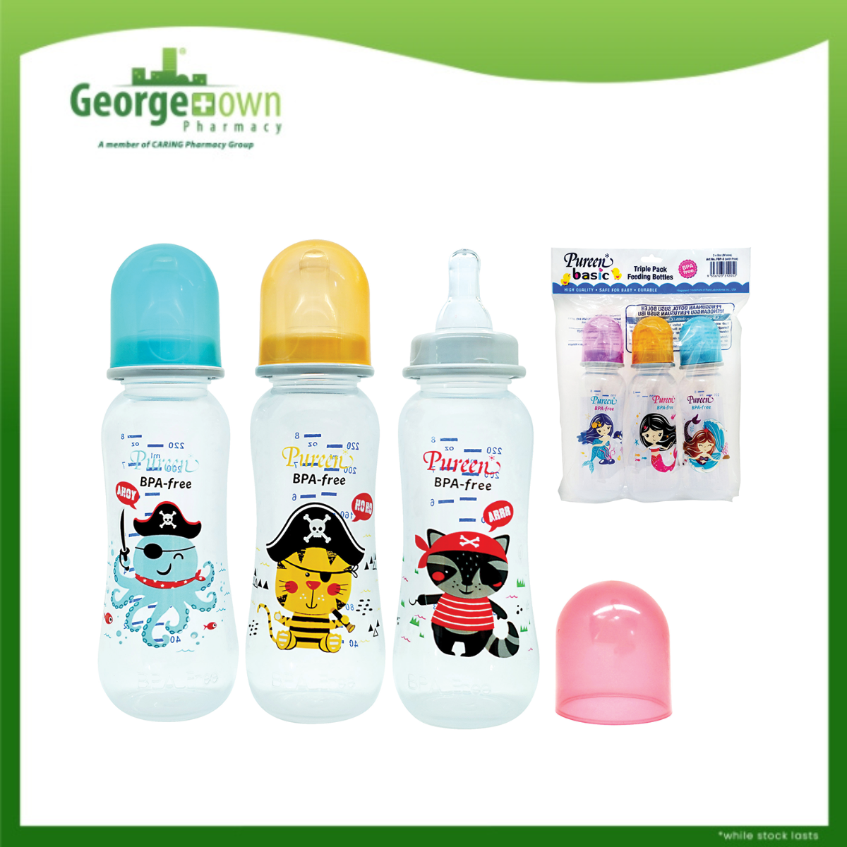 Fisher-Price Porta Biberon Con Manico Per Fasciatoio - FP-Bottle Case 9x8x20 Cm - Multicolore