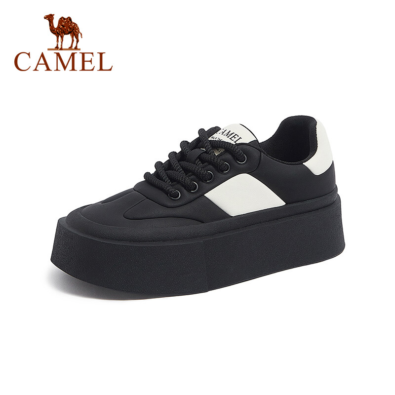 Camel Women's Shoes Thick-Soled Comfortable Casual Shoes Versatile Height-increasing Shoes