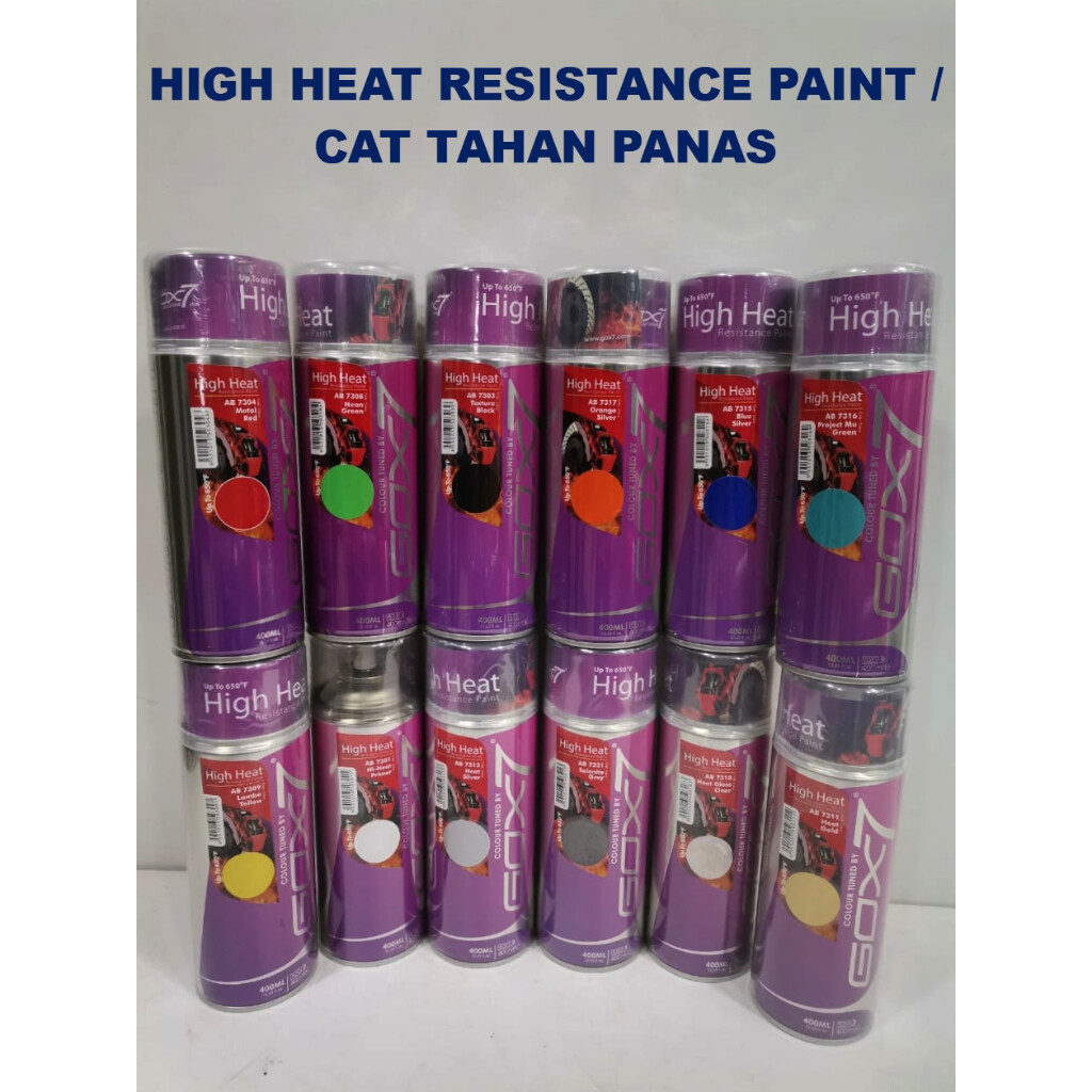 Gox7 High Heat Resistance paintBrake Caliper PaintSpray Paint (Tahan