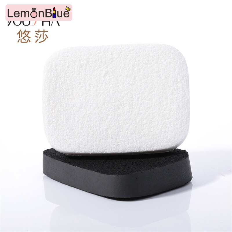 Gambar LemonBlue 2pcs Facial Cleaning Sponge Soft Makeup Removal Exfoliating Compressed Pad Facial Cleaning Sponge Women Girls Soft Makeup Removal Exfoliating Compressed Pad Professional Face Cleaning Supplies Useful