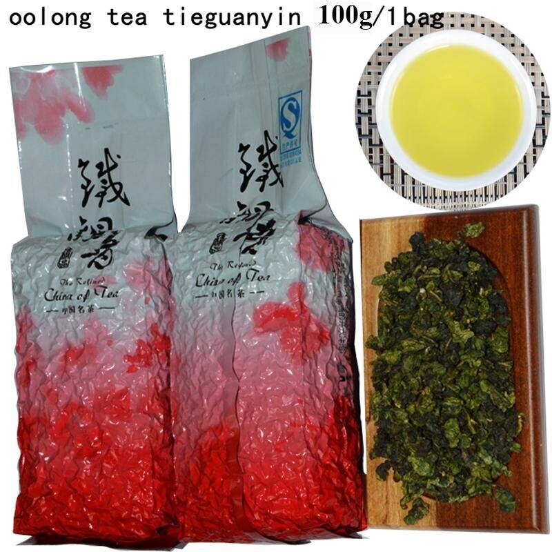 Gambar 2022 Chinese Tea Anxi Tie Guan Yin Green Tea Clear Fragrance Type Tieguanyin Oolong Tea For Lose Weight Tea 100g