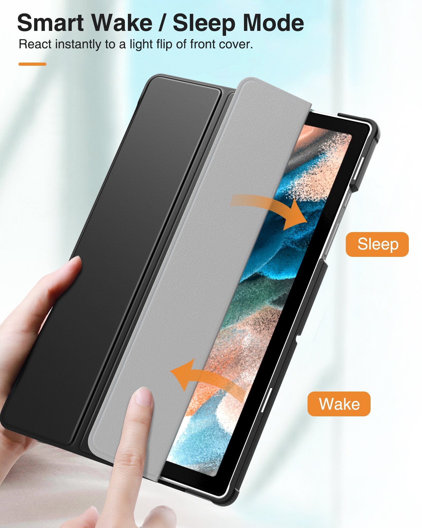 Case bao da chống sốc cho Samsung Galaxy Tab S6 Lite 2022 / 2020 10.4 inch (SM - P615 / P610) hiệu HOTCASE