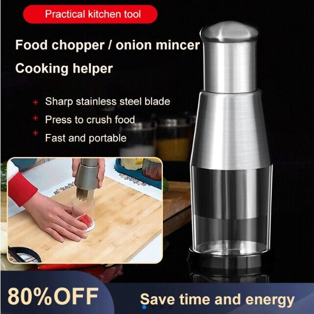 Gambar Ezey 3s Fast Food Chopper Stainless Steel Garlic Artifact