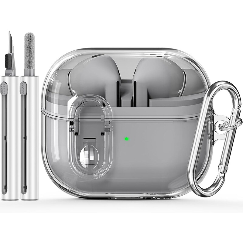 Sanptoch Tương Thích Với Samsung Galaxy Bud 3 Pro Trường Hợp/Buds3 Ốp chống sốc Với khóa an toàn Cli