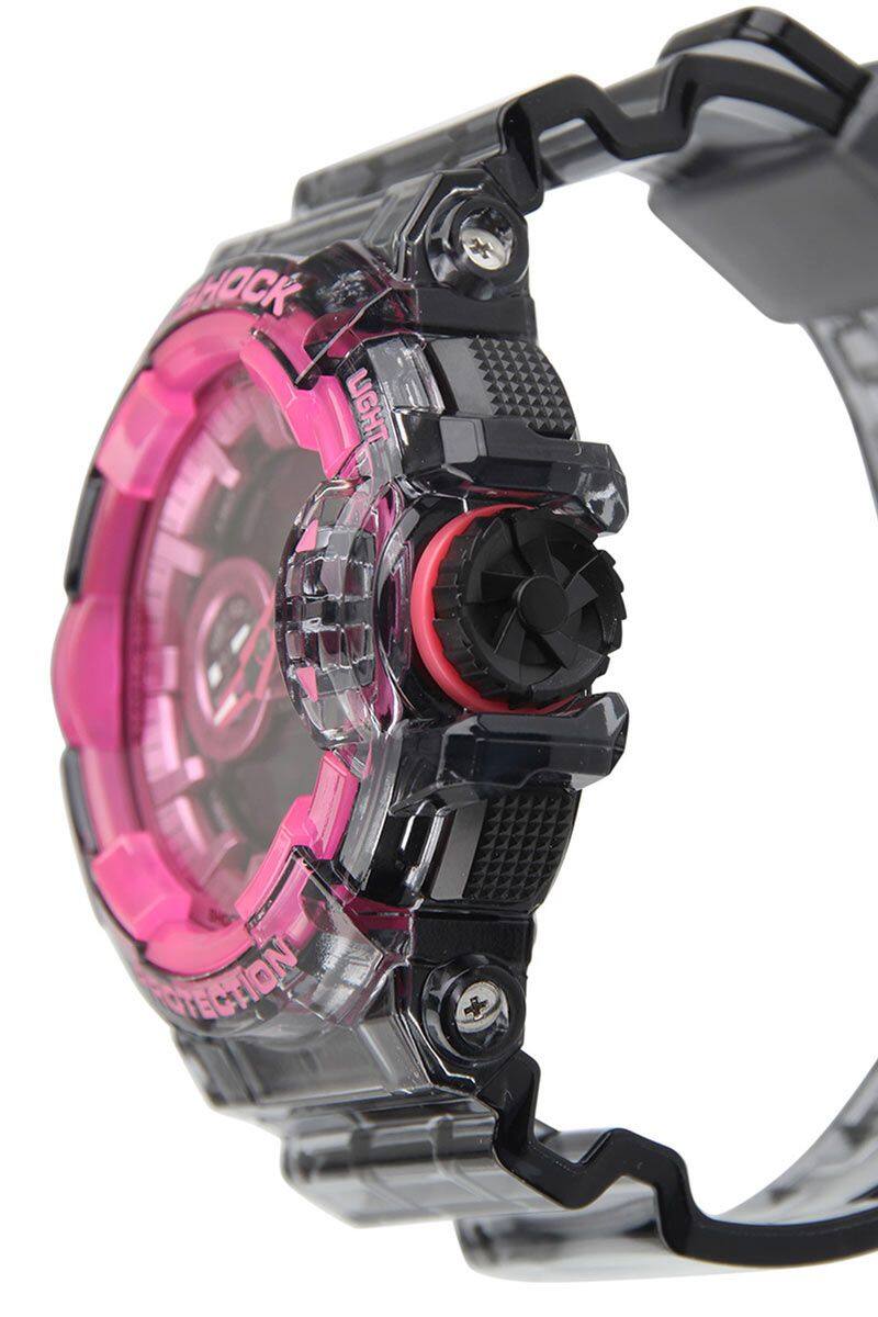 CASIO G-SHOCK GA-400SK-1A4 Clear Skeleton Dark sold Grey Neon Pink Digital Watch