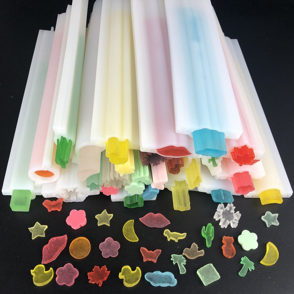 Gambar Silicone Large Round Tube Soap Mold Long Tube Handmade Soap Making Tools Fondant Cake Silicone Mold Baking Tool 3D Silicone Mold