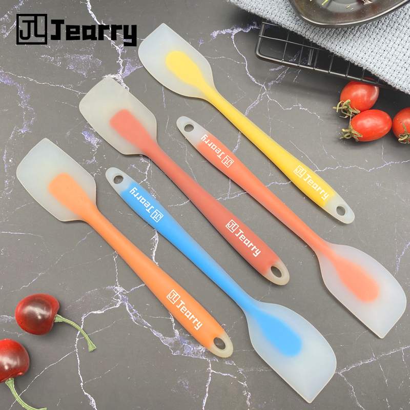 Jearry Silicone Handle Cream Spatula Heat Resistant Food Grade Cooking Utensils ราคา 40 บาท*ส่งฟรี