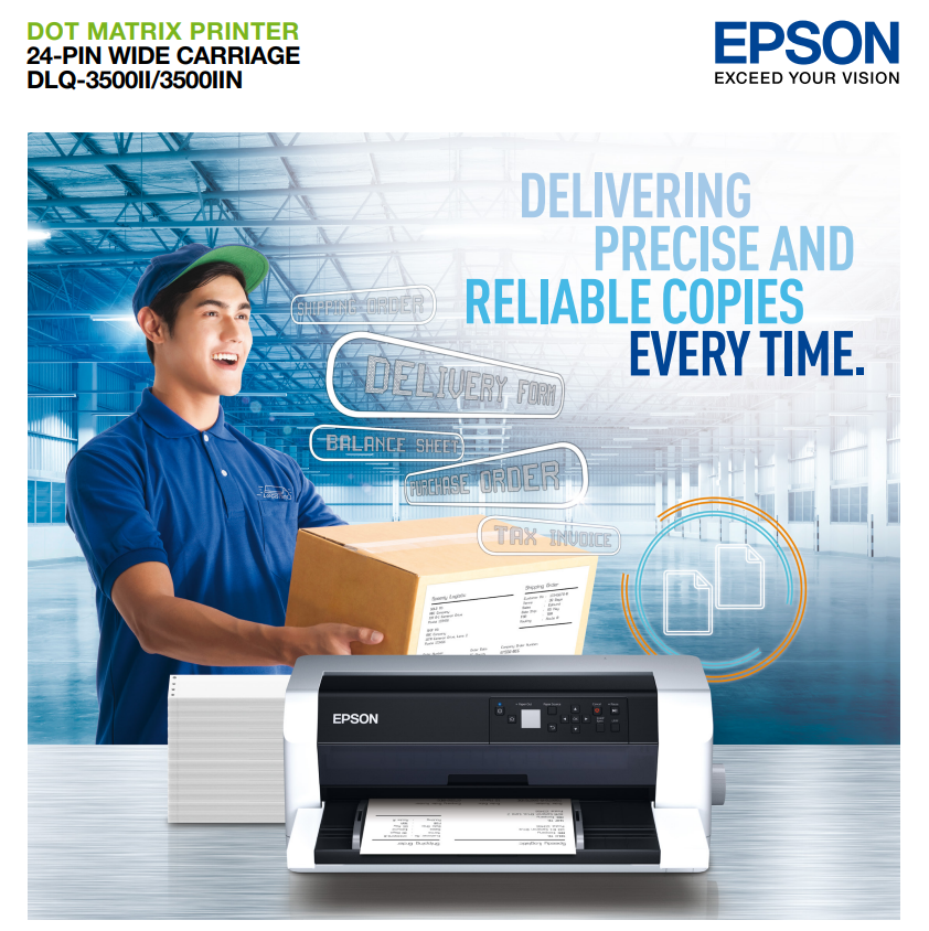 Epson DLQ-3500IIN 24-pin Dot Matrix Printer - GS Premium Stores