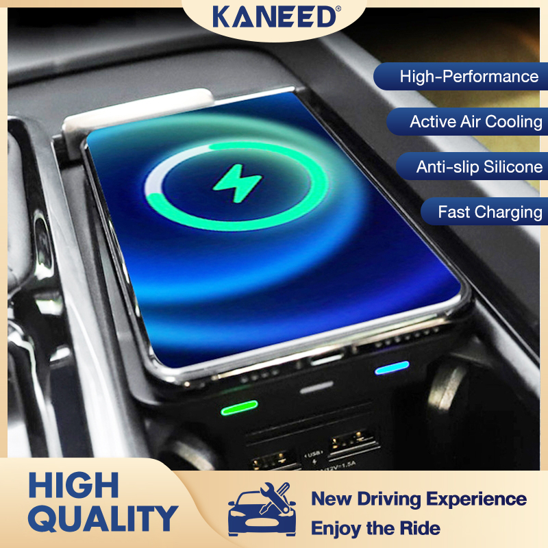 KANEED HFC-1010 Car Qi Standard Wireless Charger 10W Quick Charging for Volvo S60 2020-2022, Left and Right Driving ราคา 3,124 บาท*ส่งฟรี