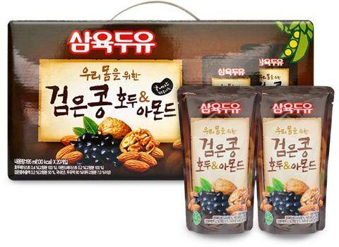 Sữa đậu đen hạt óc chó hạnh nhân Vegemil Hàn Quốc (190ml/túi)