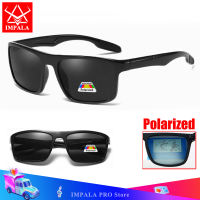 IMPALA PG1609W Kính Râm Phân Cực Phong Cách Ngầu Cho Nam Kính Râm Câu Cá Lái Xe Chống Lóa Kính Mắt Vuông Thể Thao Ngoài Trời Chống Tia UV Kính Râm Kính Râm Cho Nam