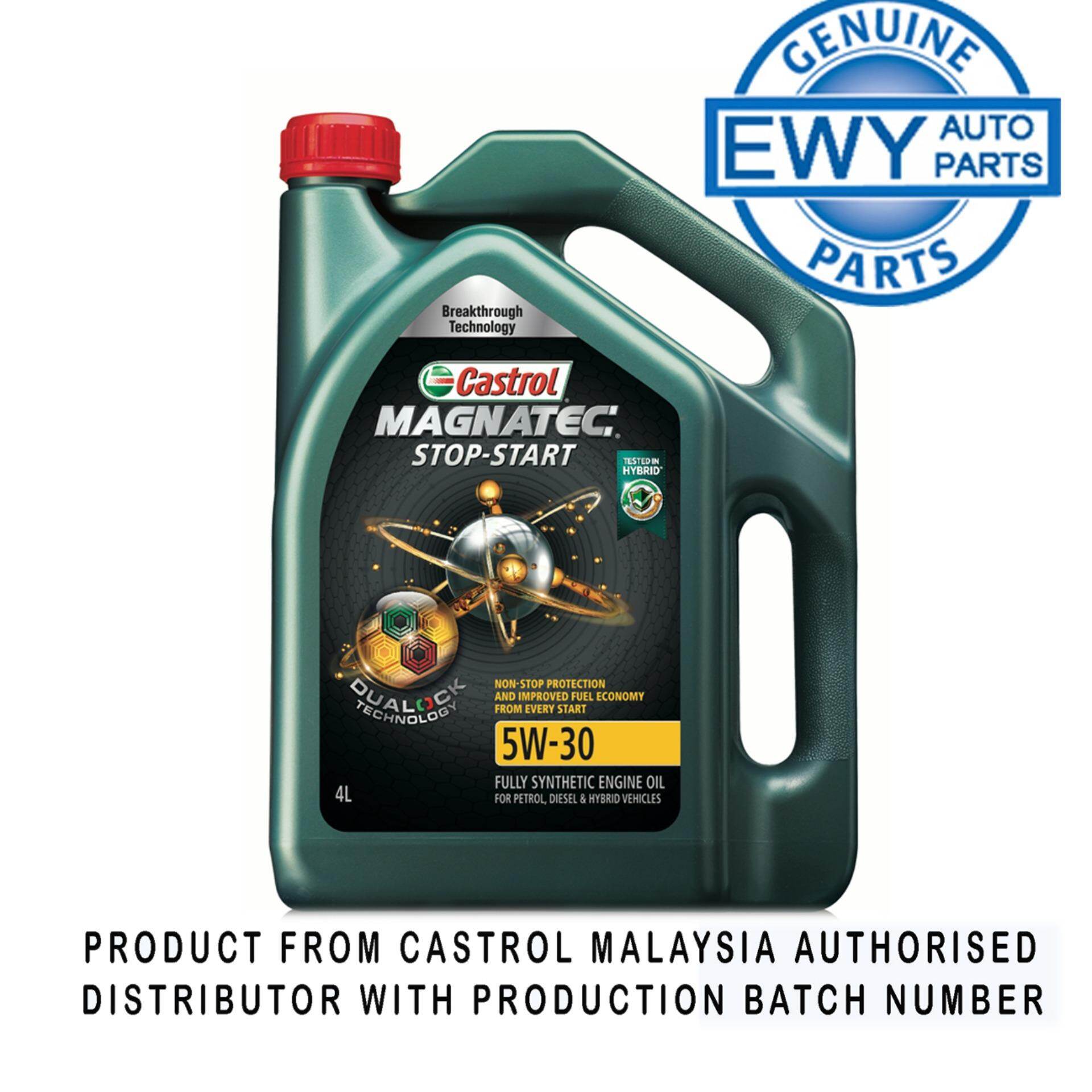 New Dualock Castrol Magnatec 10w40 Sn Cf Semi Synthetic 4l Lazada