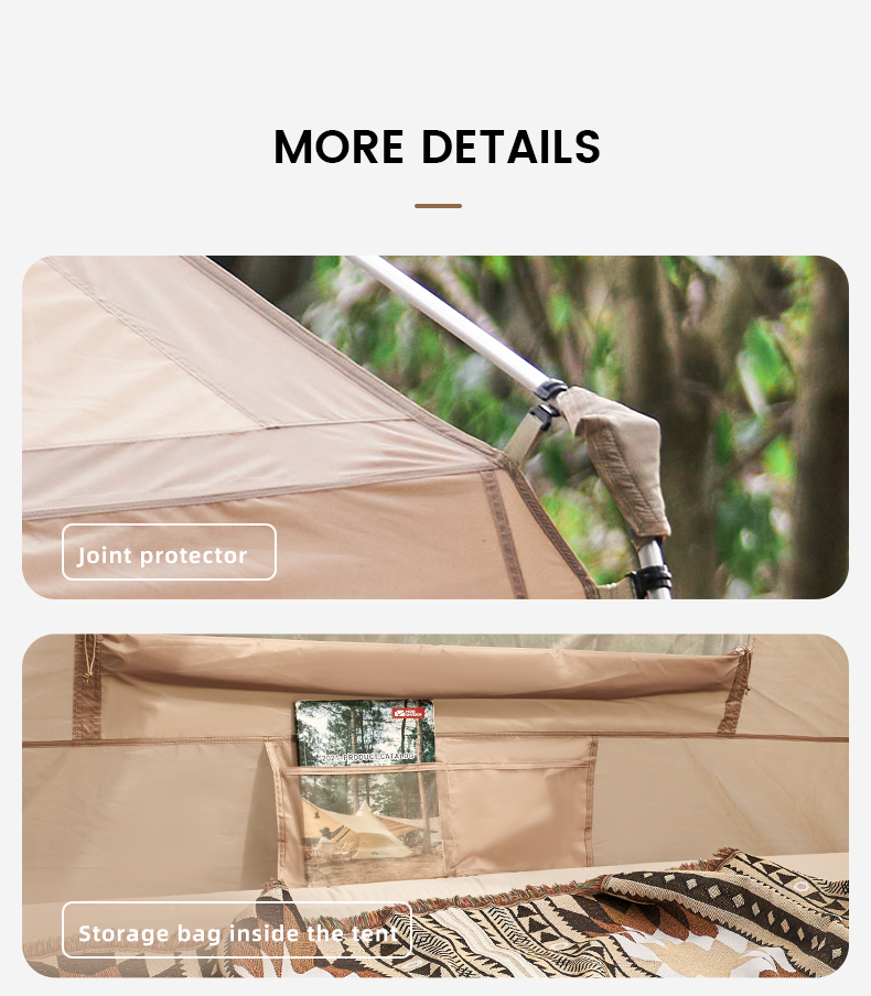 MOBI GARDEN Camping Instant Tent Automatic Tent Large Space Waterproof Picnic Outdoor · v49