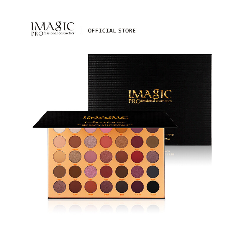 IMAGIC Eyeshadow Palette 35 Colours Matte/Shine Eye Shadow High pigmented Palette Elegant Shadow Eye Makeup