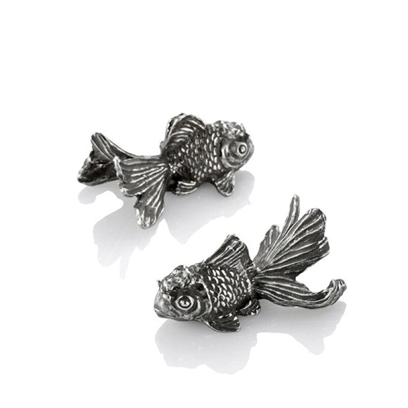 Gambar Royal Selangor Oriental Collection Pewter Goldfish Chopsticks Rests (Pair) Gift