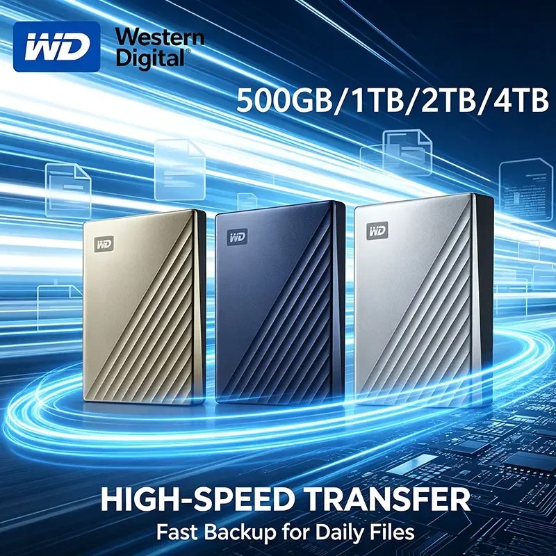Western Digital WD 1TB 2TB 4TB 6TB My Passport Ultra Portable External Hard Drive 2.5" Hard DisK HDD USB-C USB 3.1 Compatible for PC ราคา 4,049 บาท*ส่งฟรี