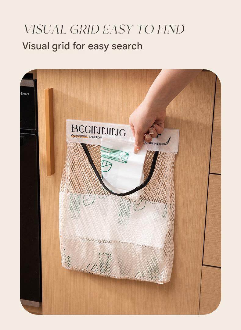 Hängender Netzbeutel Für Mülltüten Und Kunststoffbeutel_voghion.com