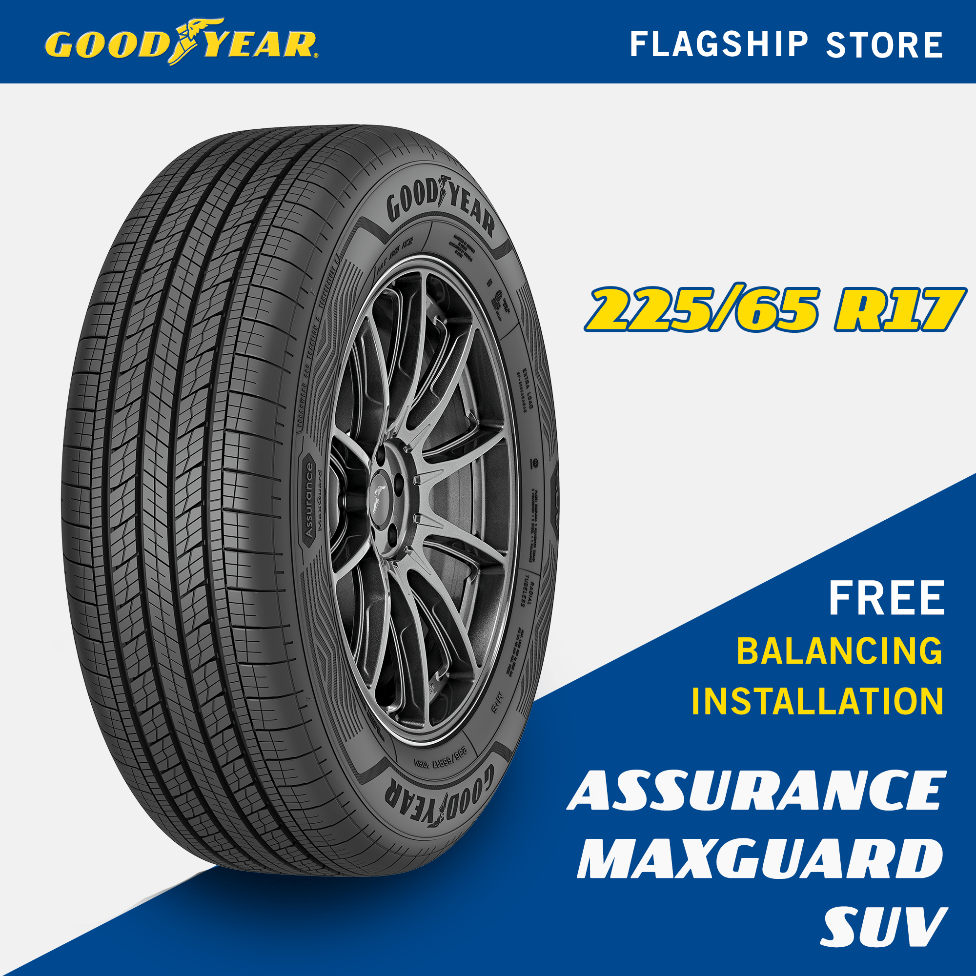 Goodyear 235/60R18 Assurance MaxGuard SUV Tyre (Worry Free - CRV / Santa | Lazada