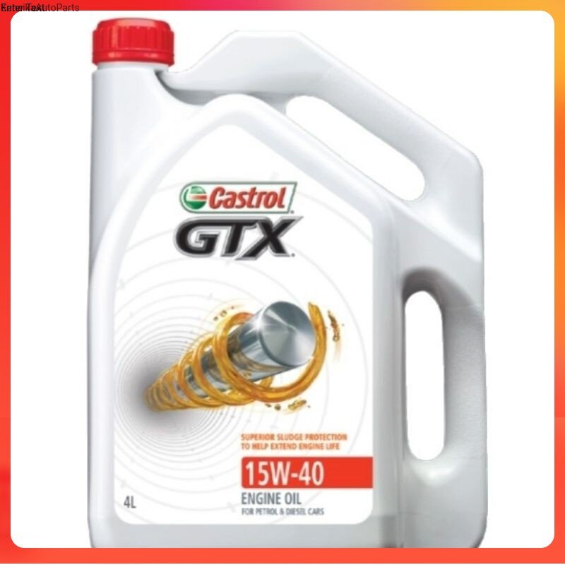 CASTROL GTX 15w40 ENGINE OIL 4 LITER ORIGINAL LONGLIFE/SMOOTH/QUIET