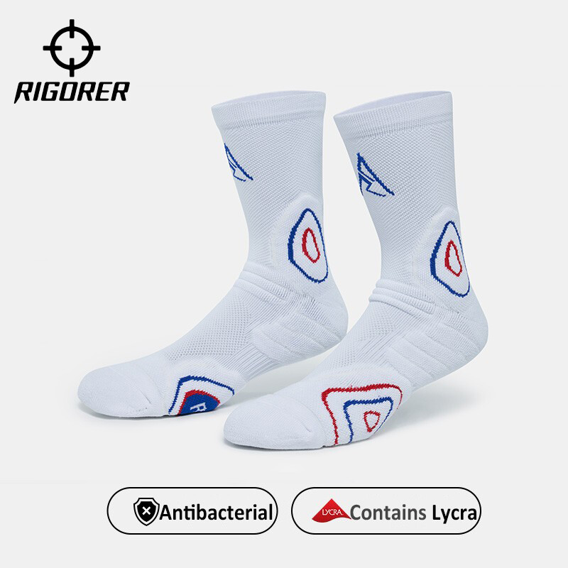 Rigorer Austin reaves vớ bóng rổ ống cao dày kháng khuẩn thoáng khí Vớ thể thao z123340305