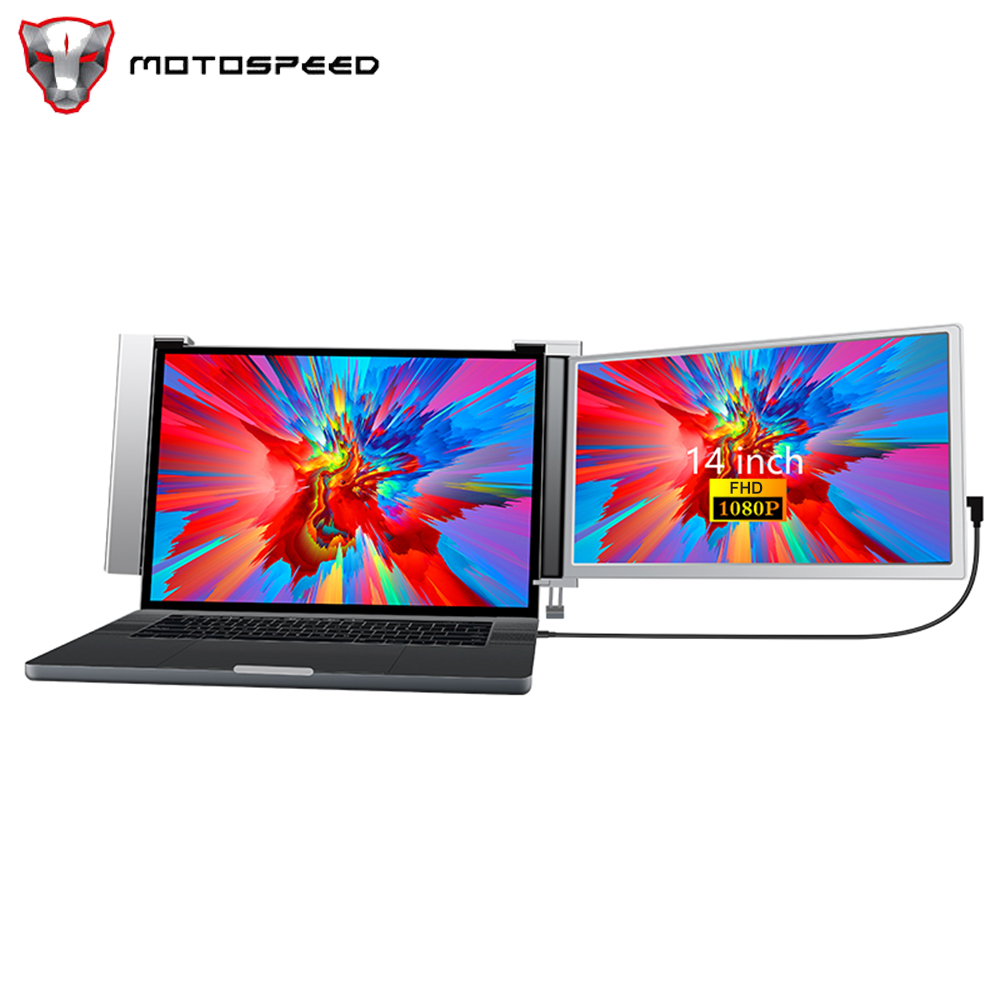 14 inches Laptop Expansion Screen Portable Monitor for Laptop FHD 1920*1080 IPS Dual-screen Monitor Foldable Design Plug-and-Play for 14-17.3 inch Laptop Support Windows, MacOS ราคา 13,125 บาท*ส่งฟรี