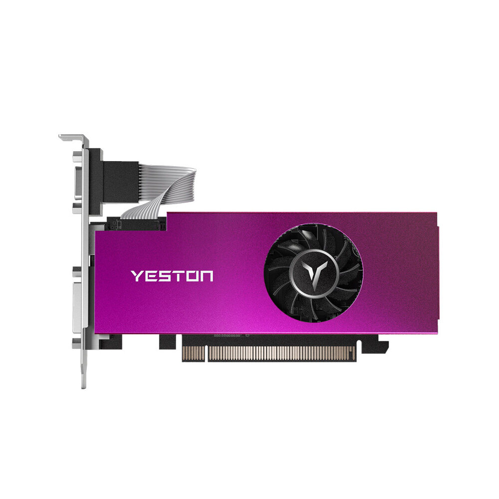 Yeston RX550-4G D5 LP Graphics Card Radeon Chill 4GB Memory GDDR5