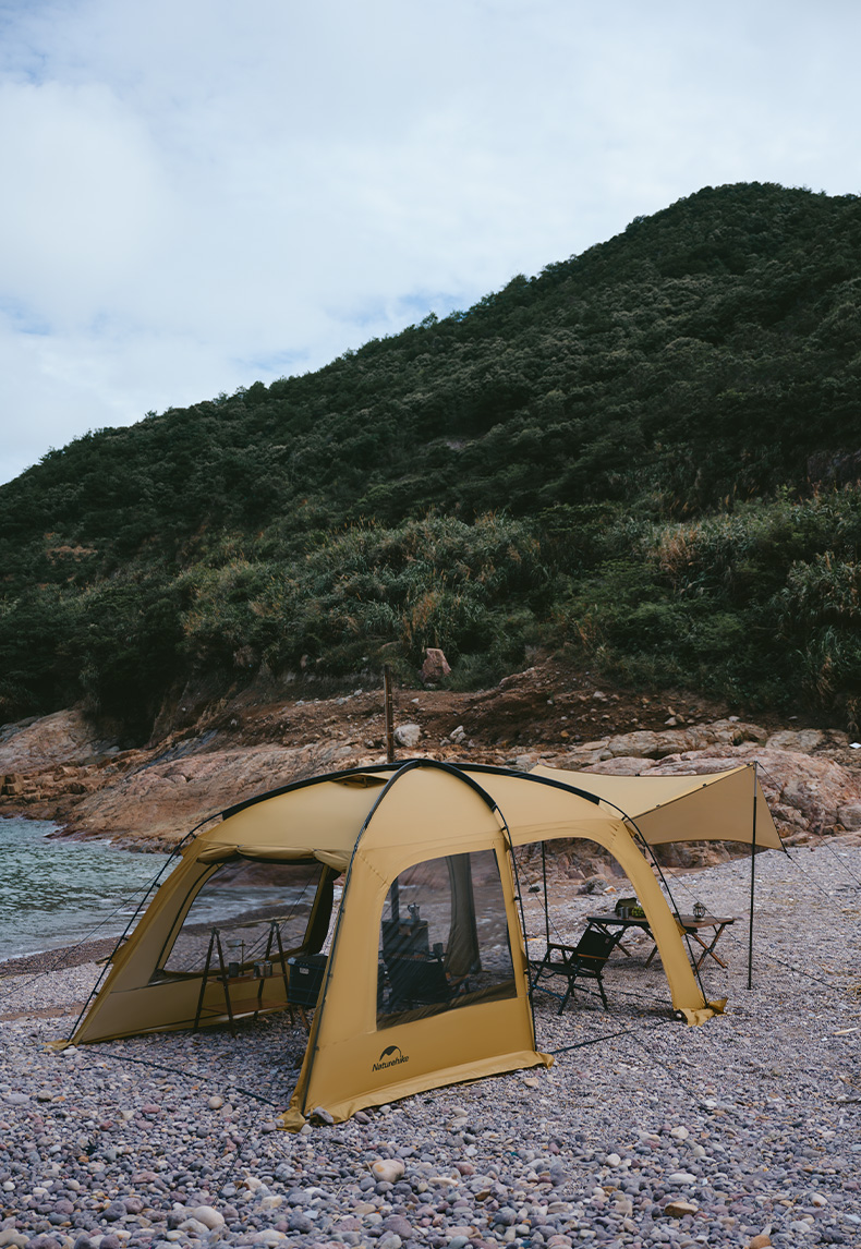 Naturehike outdoor camping dune 10.9 tent one bedroom one living room large space 4-6 person family tent · v35