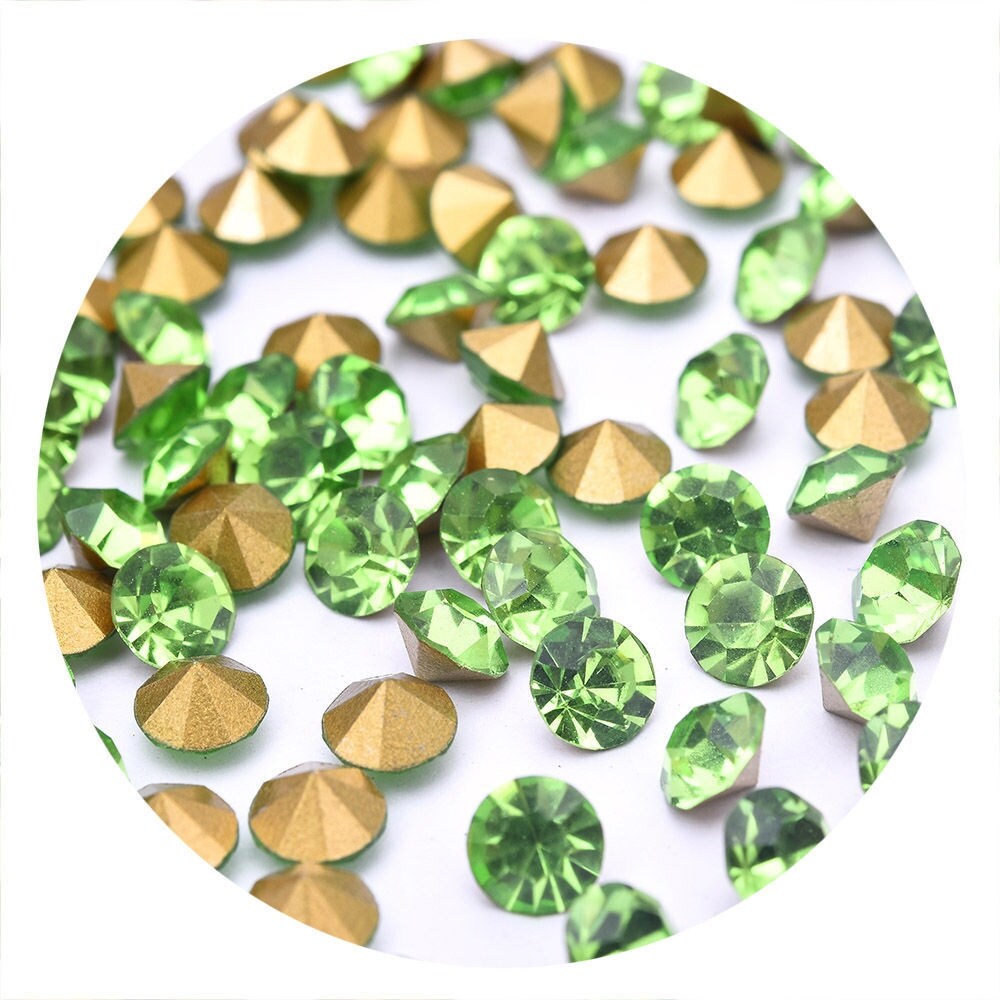 Gambar Nail art glass diamond jewelry light stereo nails pile drilling bottom drill ShanZuan hairpin watch crystal diamond