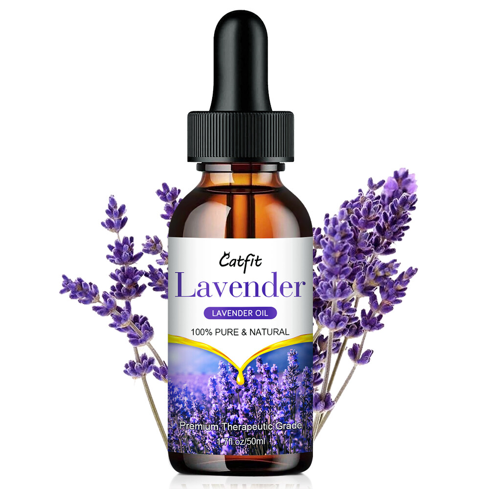 Gambar Catfit Lavender Essential Oil Aromatherapy Sleep Aid Mosquito Repellent Humidifier Diffuser Refreshing Massage Essential Oil