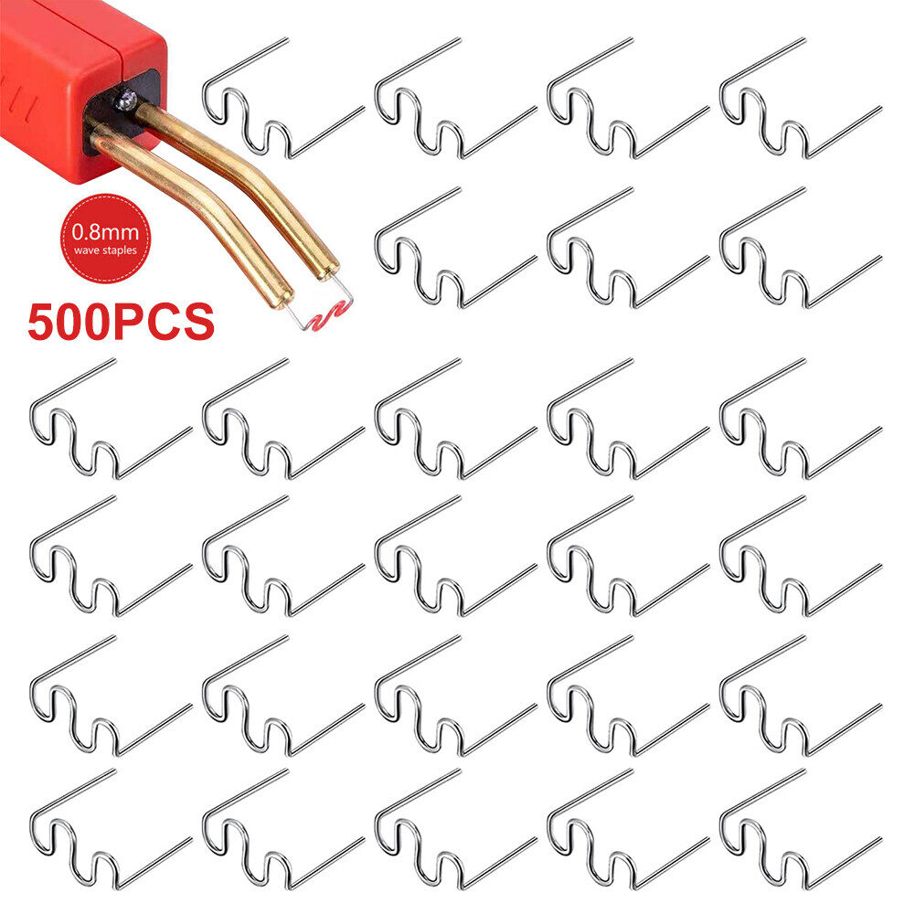Podofo 500 cái Dập ghim nóng cho thợ hàn nhựa sửa chữa nóng chảy Máy Hàn Hàn bội thu công cụ sửa chữa ô tô