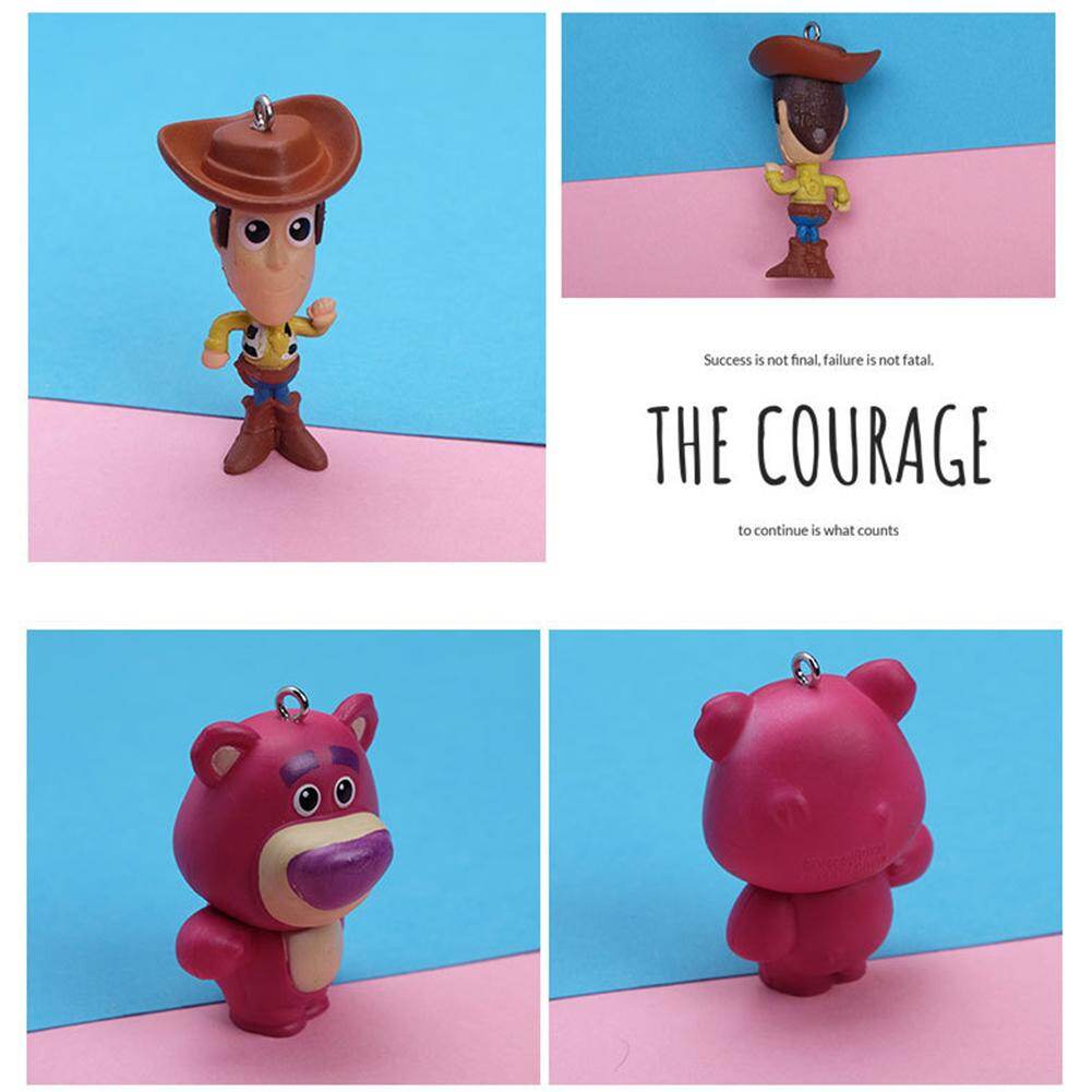 Bodhi Kartun Lucu Buzz Lightyear Woody Lotso Gantungan Kunci Gantungan Kunci Liontin Cincin Hadiah