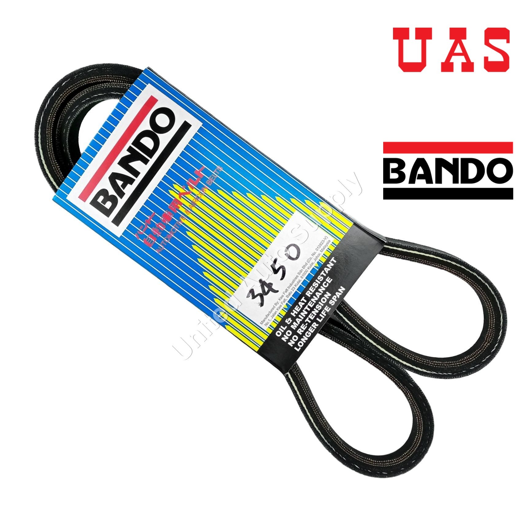 Bando Fan Belt Rpf 3450 Alternator Air Cond Power Steering Lazada