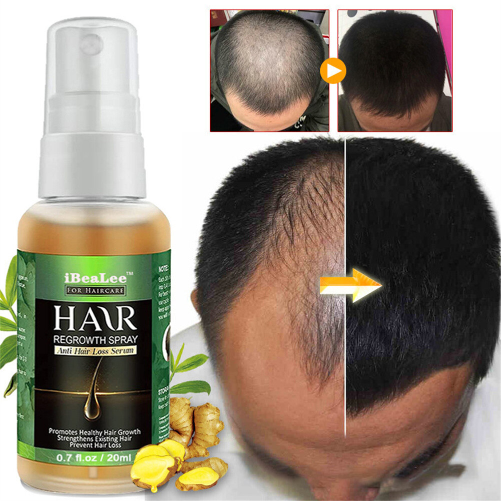 LADES【iLeabee】Hair Growth Ginger Essence Fast Growth Serum Beard Growth Oil  Hair Loss Care Beauty Scalp Treatment | Lazada