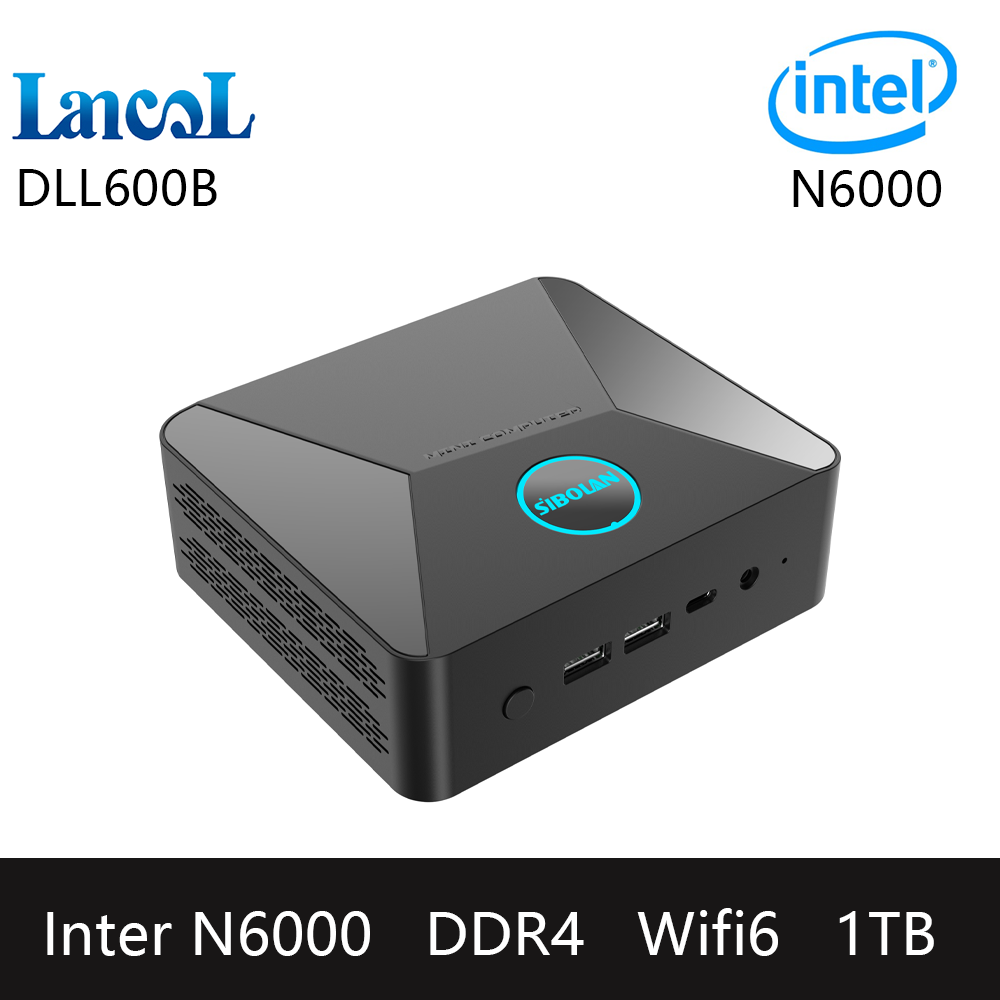 DLL600B Mini Computer Windows 11 Intel N6000 16GB RAM 2TB ROM 3-Screen Display Support 4K 60Hz WiFi6 Gigabit Ethernet HDMI Portable Desktop Computer ราคา 7,320 บาท*ส่งฟรี