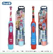 SEAGO Kids Electric Toothbrush Waterproof Sonic Battery Powered 16000 Strokes/min Soft Bristles Tooth Brush for