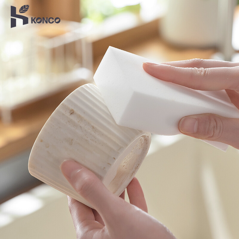 Konco 10/20/50/100 pieces dish sponge Reusable cleaning sponge kitchen scourers Bathroom leaner table desk rag pot bowls sponge car glass window sponge household cleaning tools ราคา 43 บาท*ส่งฟรี