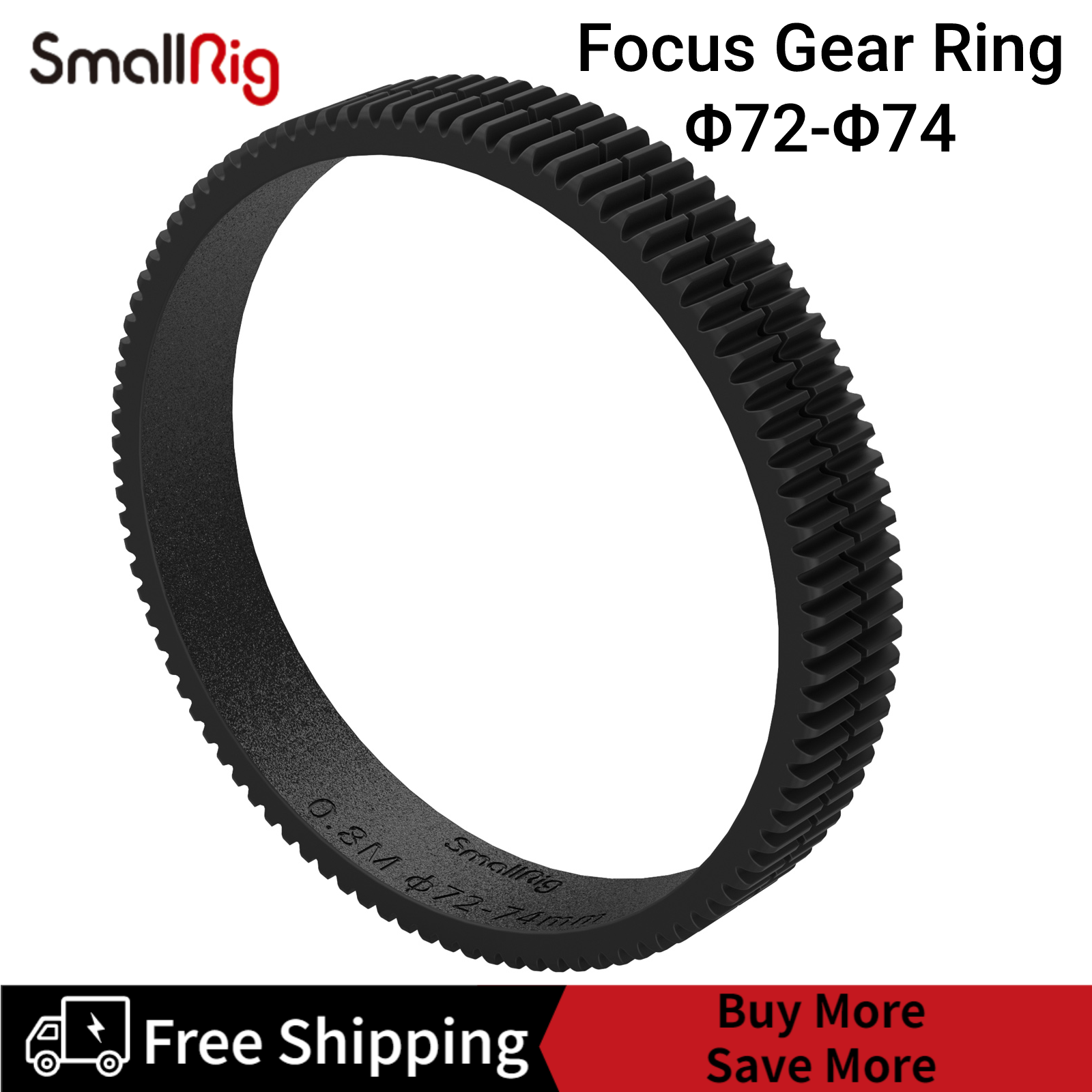 SmallRig Φ72-Φ74 Vòng Bánh Răng Lấy Nét Liền Mạch 3293