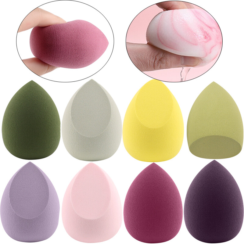 4 cái mút trang điểm mút tán phấn mút tán phấn nền kết hợp khô và ướt dụng cụ mút trang điểm